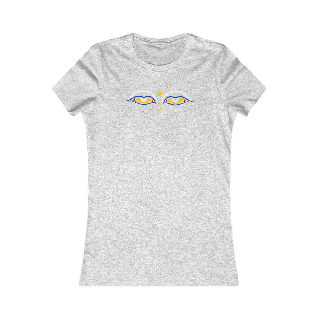 Women's T-shirt with Swayambhu Eyes