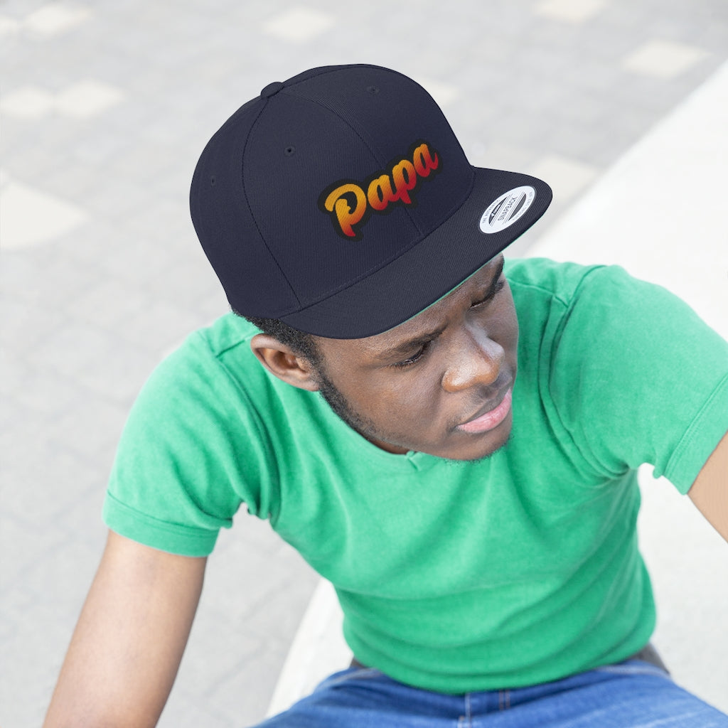 Papa Flat Bill Hat