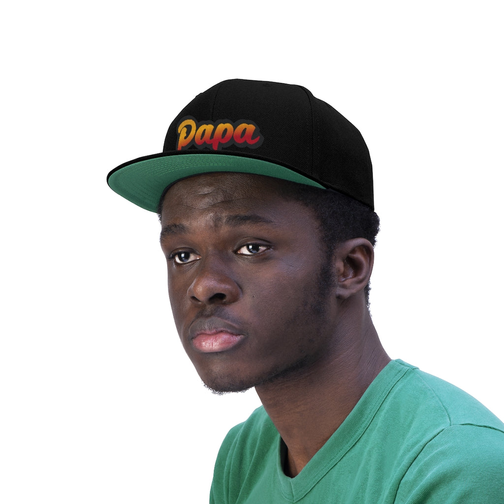 Papa Flat Bill Hat
