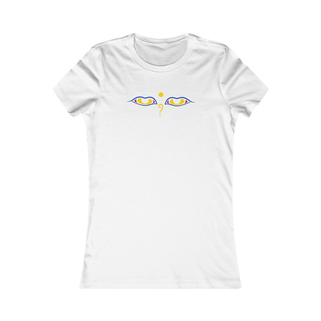 Women's T-shirt with Swayambhu Eyes