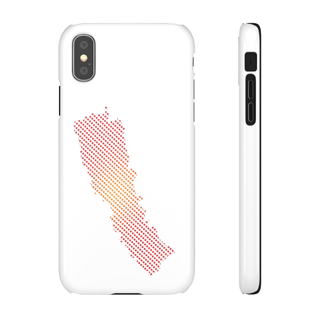 Slim Phone Case with Nepali New Map Dots पातलो