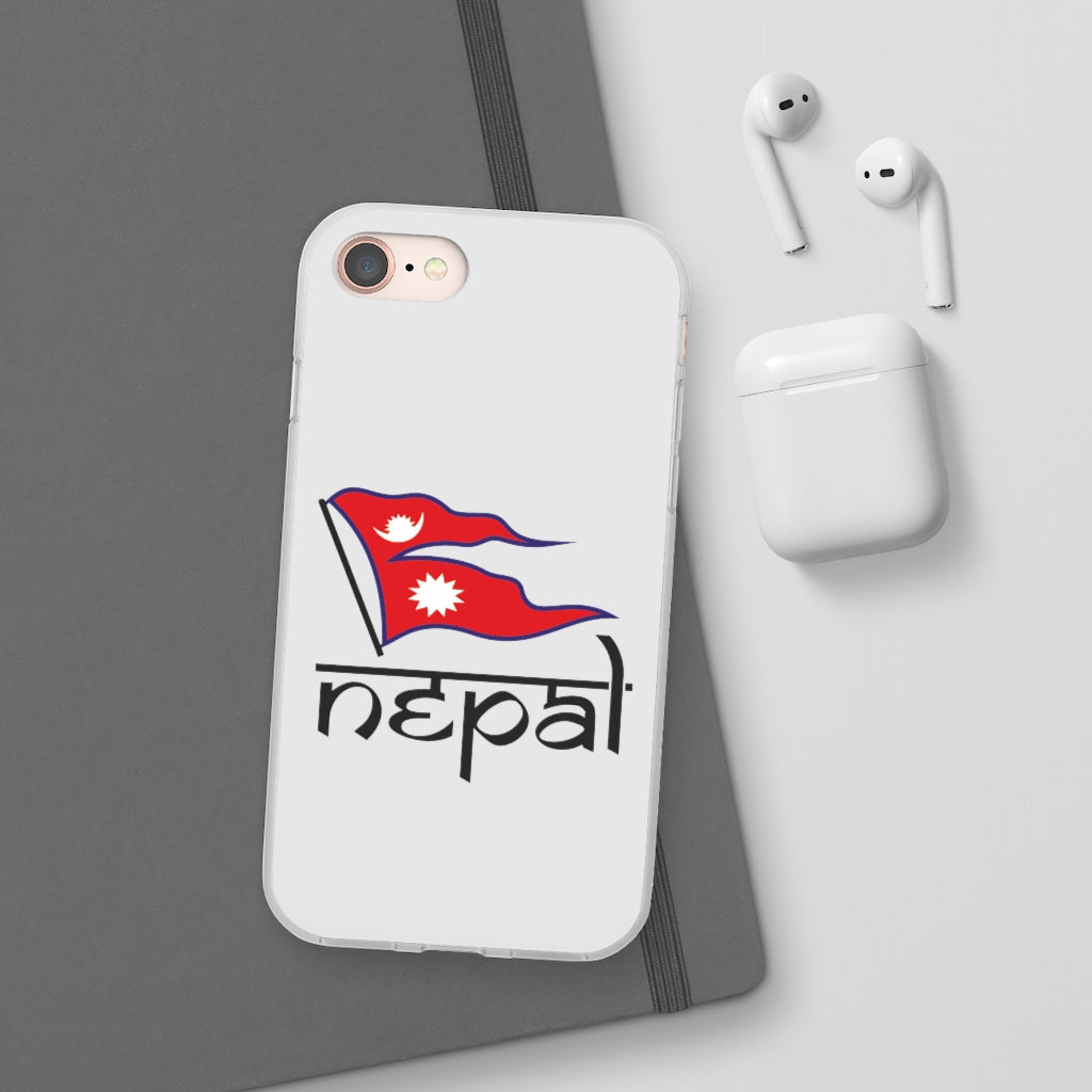 Flexi Phone Case with Nepali Flag
