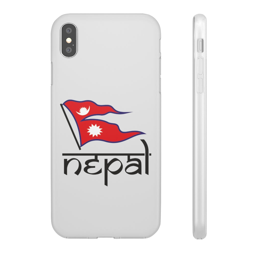 Flexi Phone Case with Nepali Flag