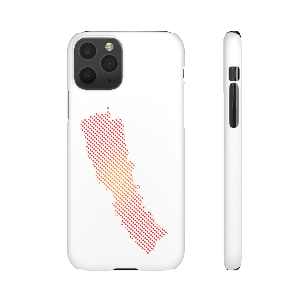 Slim Phone Case with Nepali New Map Dots पातलो