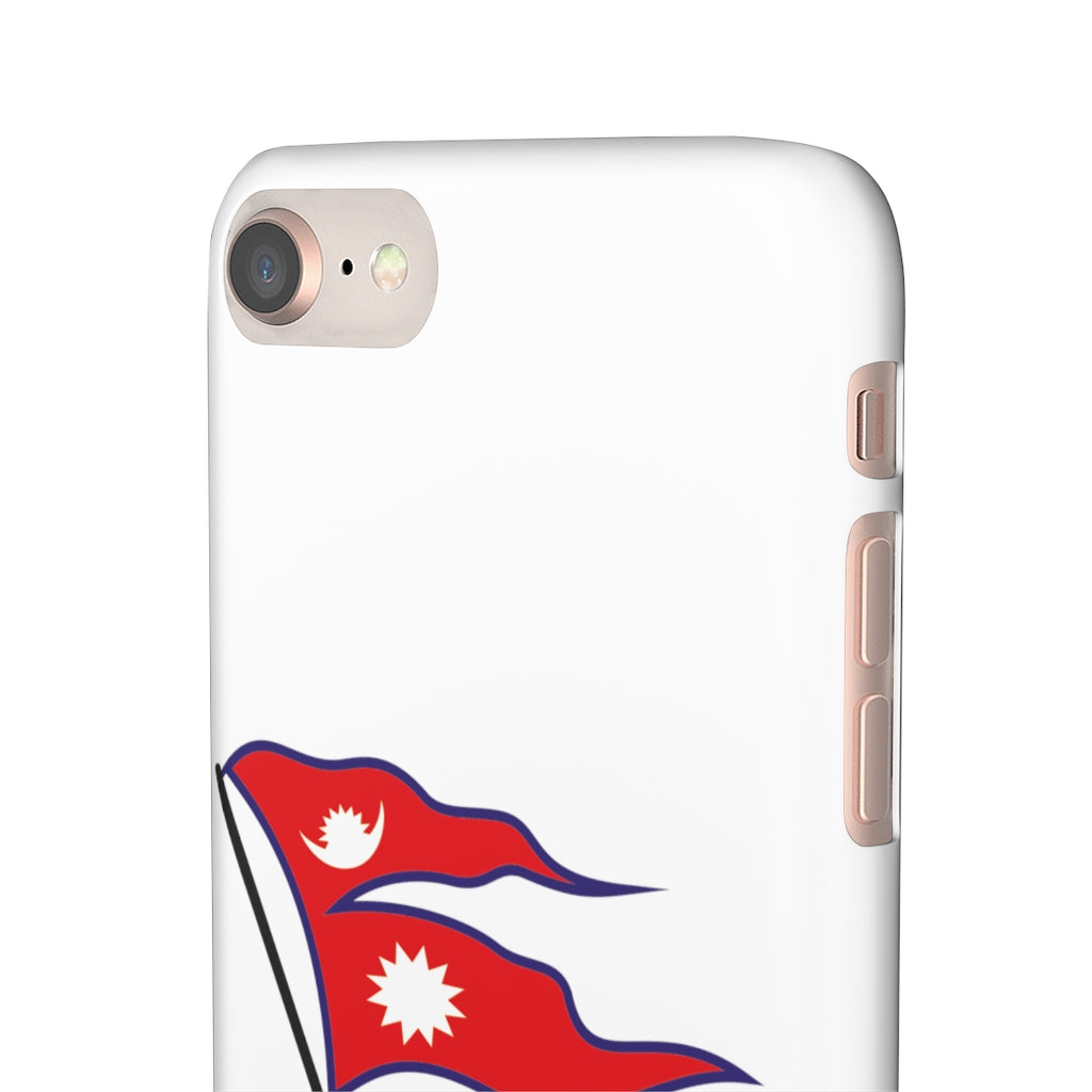 Light weight snap Phone Case with Nepali Flag