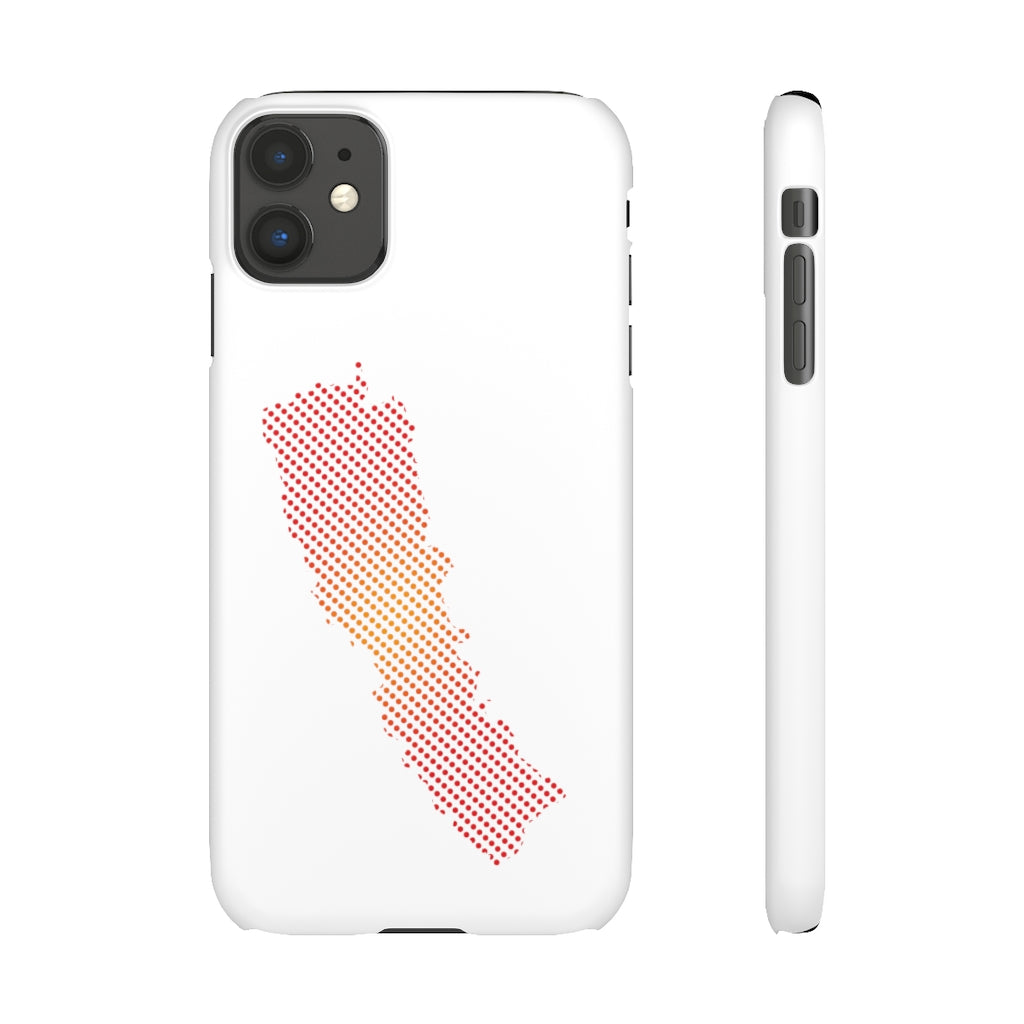 Slim Phone Case with Nepali New Map Dots पातलो