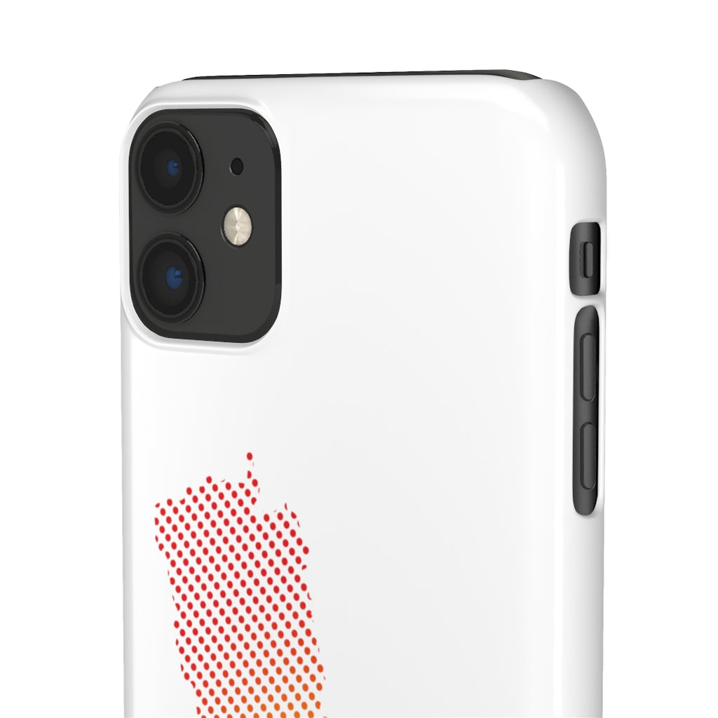 Slim Phone Case with Nepali New Map Dots पातलो