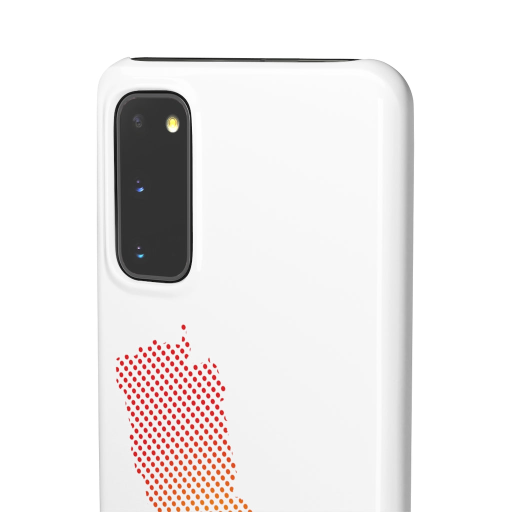 Slim Phone Case with Nepali New Map Dots पातलो