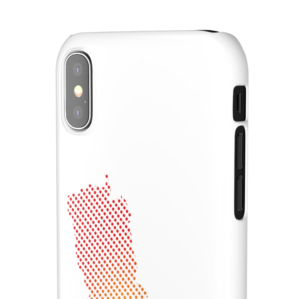 Slim Phone Case with Nepali New Map Dots पातलो