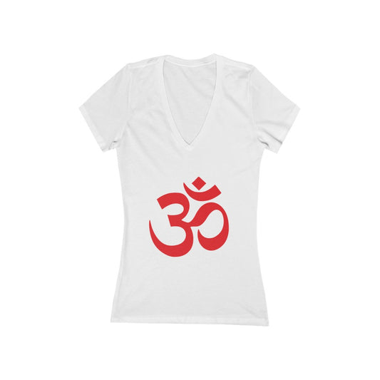 OM Women's Short Sleeve V-Neck T-Shirt