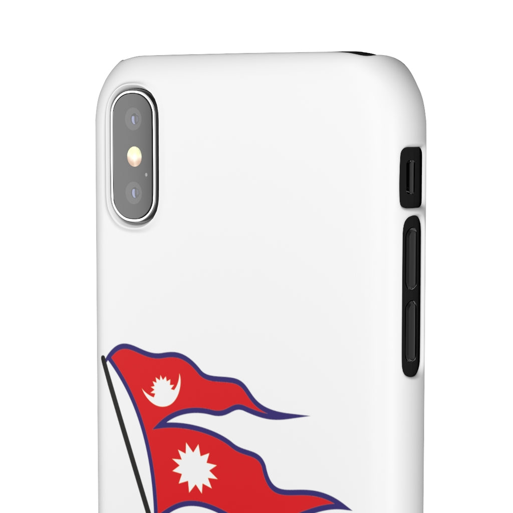 Light weight snap Phone Case with Nepali Flag