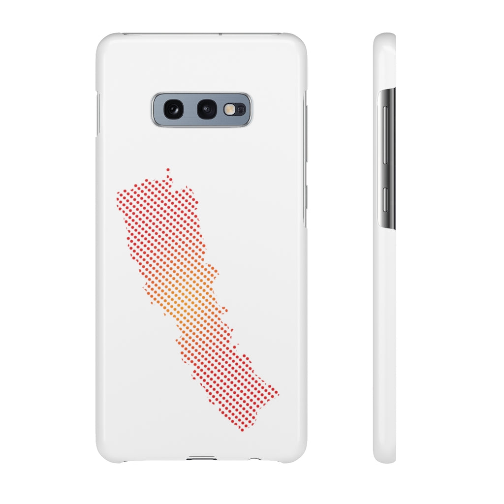 Slim Phone Case with Nepali New Map Dots पातलो