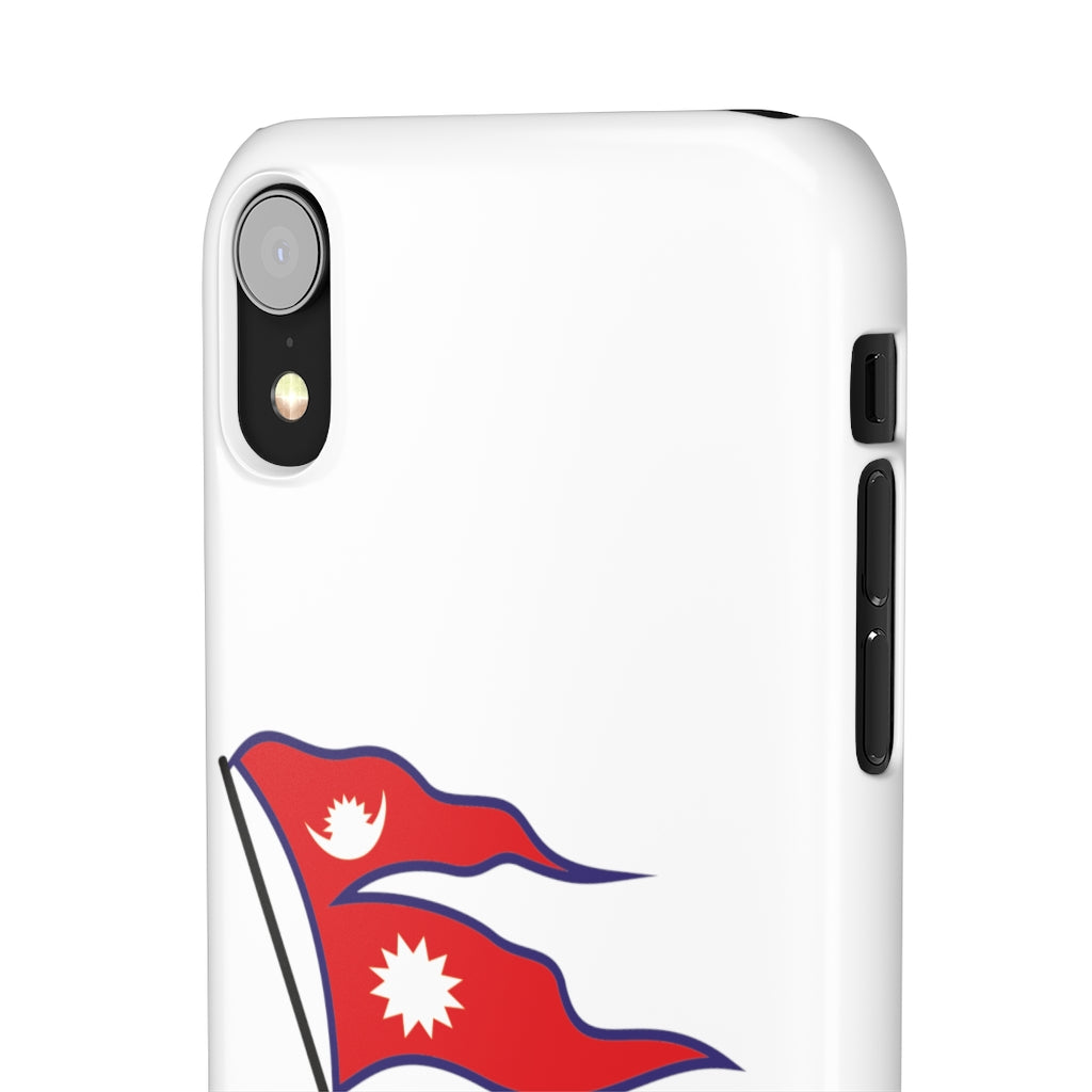 Light weight snap Phone Case with Nepali Flag