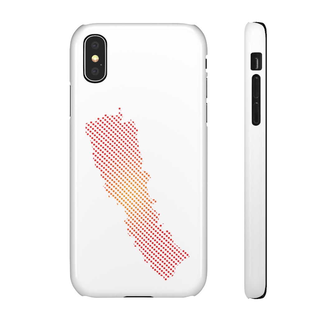 Slim Phone Case with Nepali New Map Dots पातलो