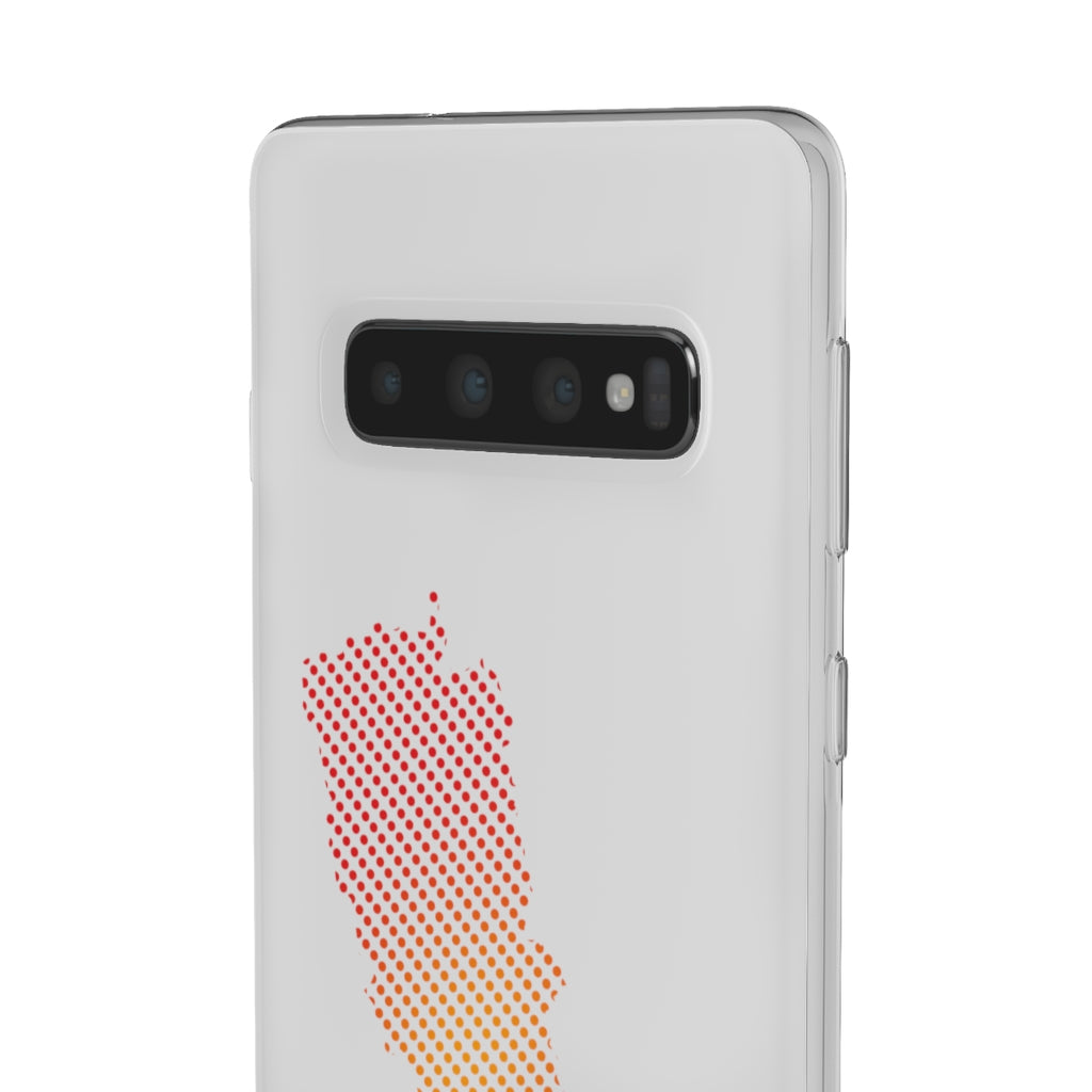 New Map of Nepal printed Flexi Phone Case