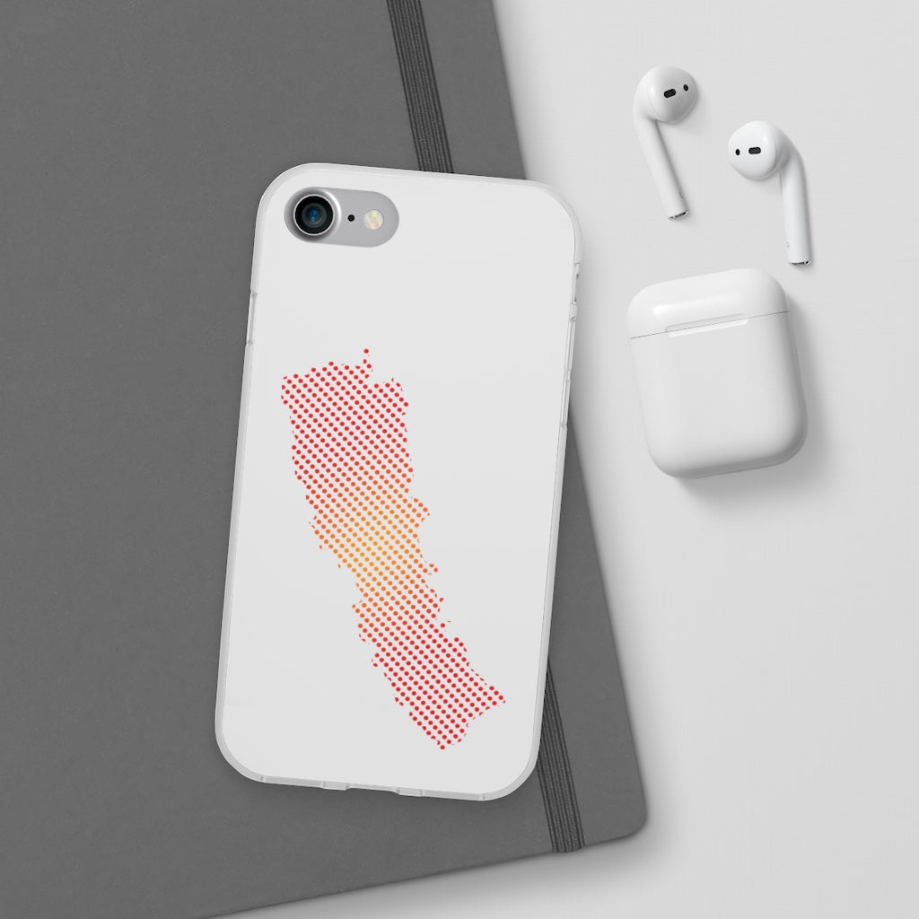 New Map of Nepal printed Flexi Phone Case