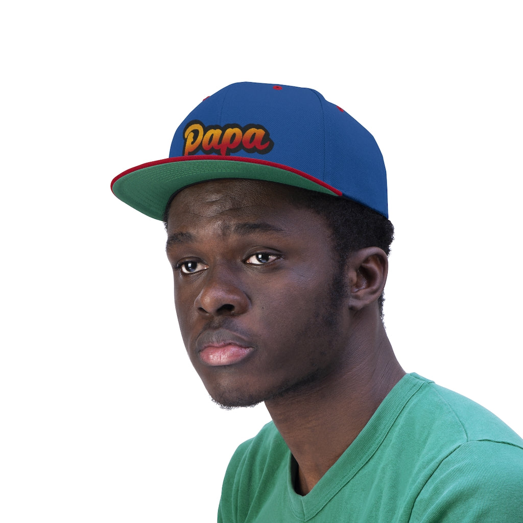 Papa Flat Bill Hat
