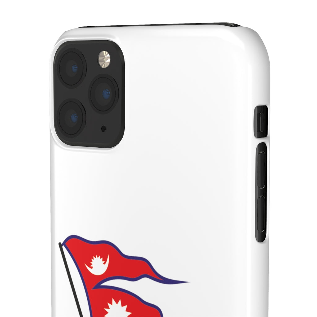 Light weight snap Phone Case with Nepali Flag