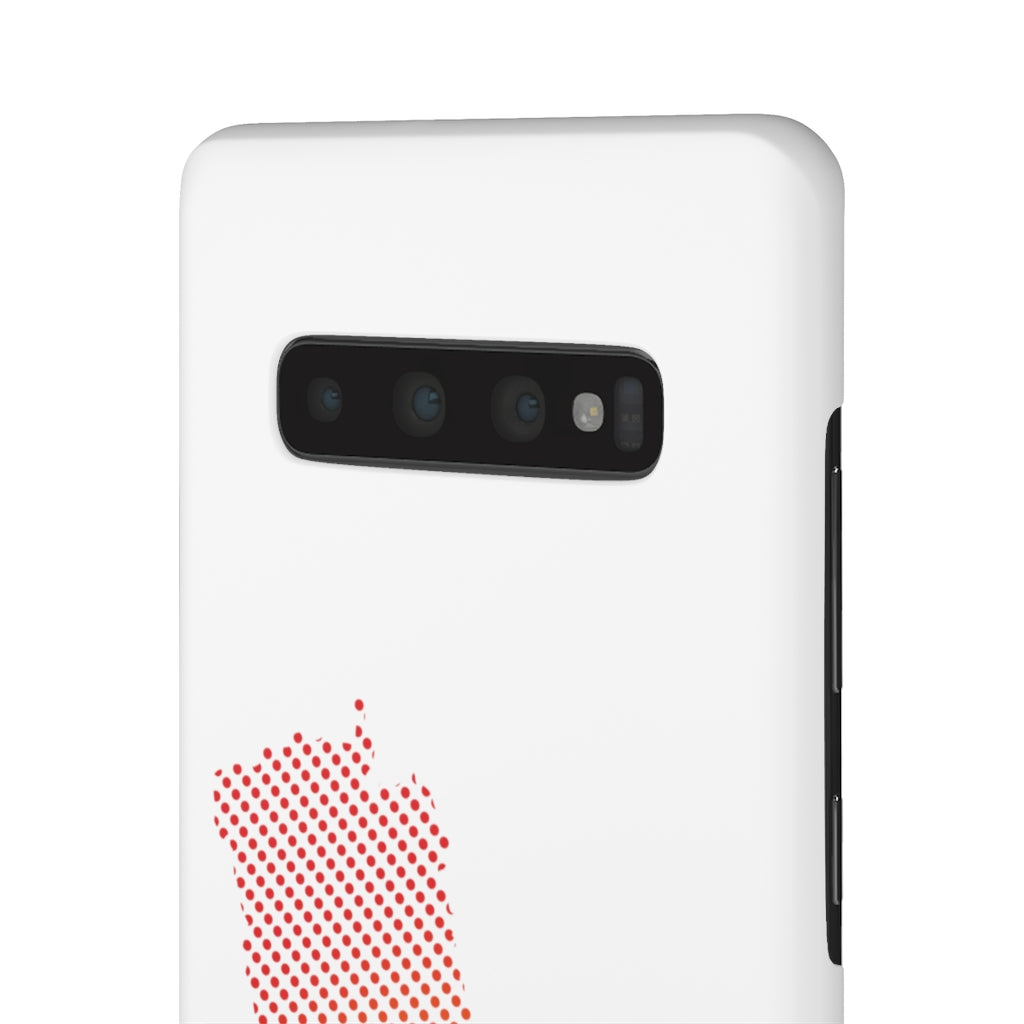 Slim Phone Case with Nepali New Map Dots पातलो