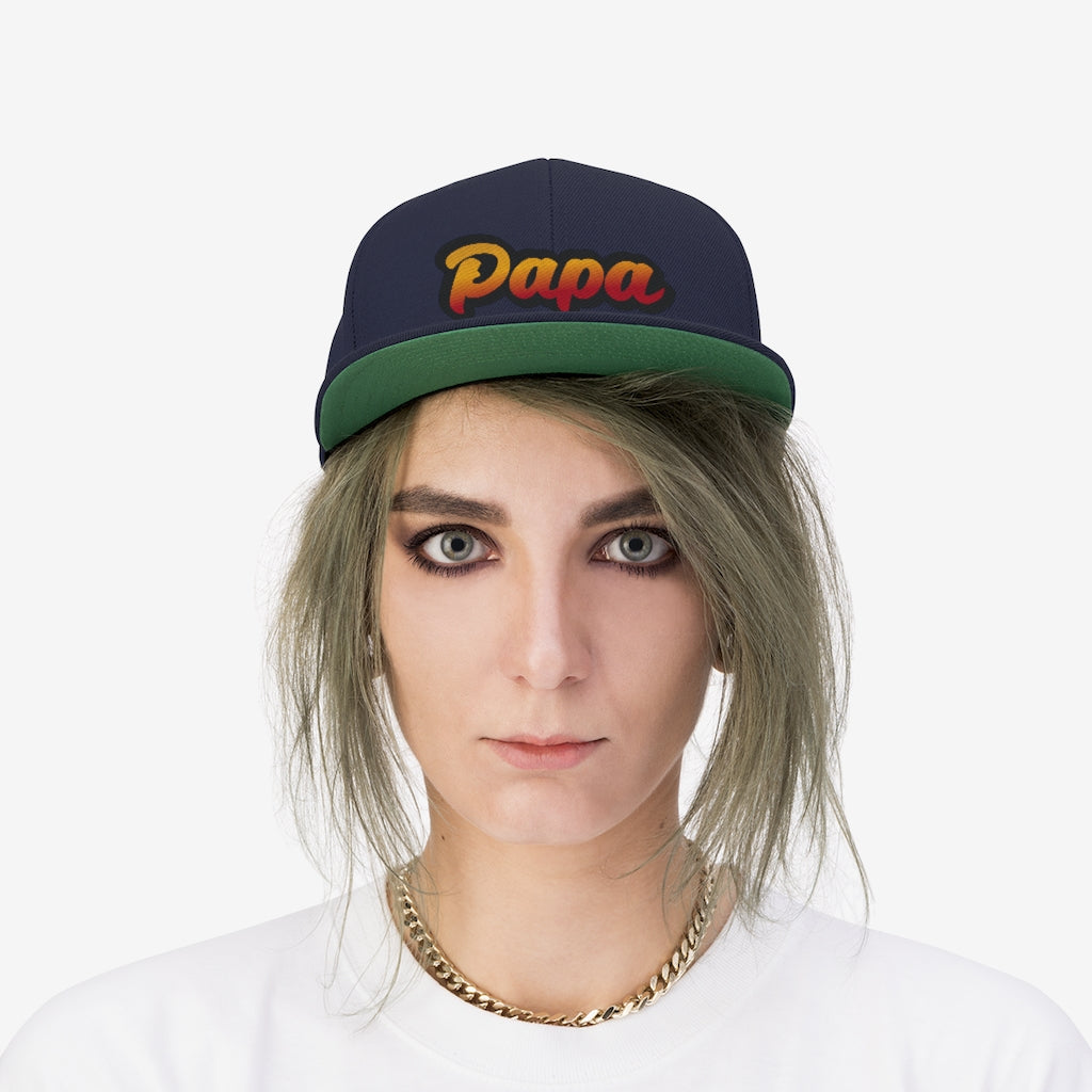 Papa Flat Bill Hat