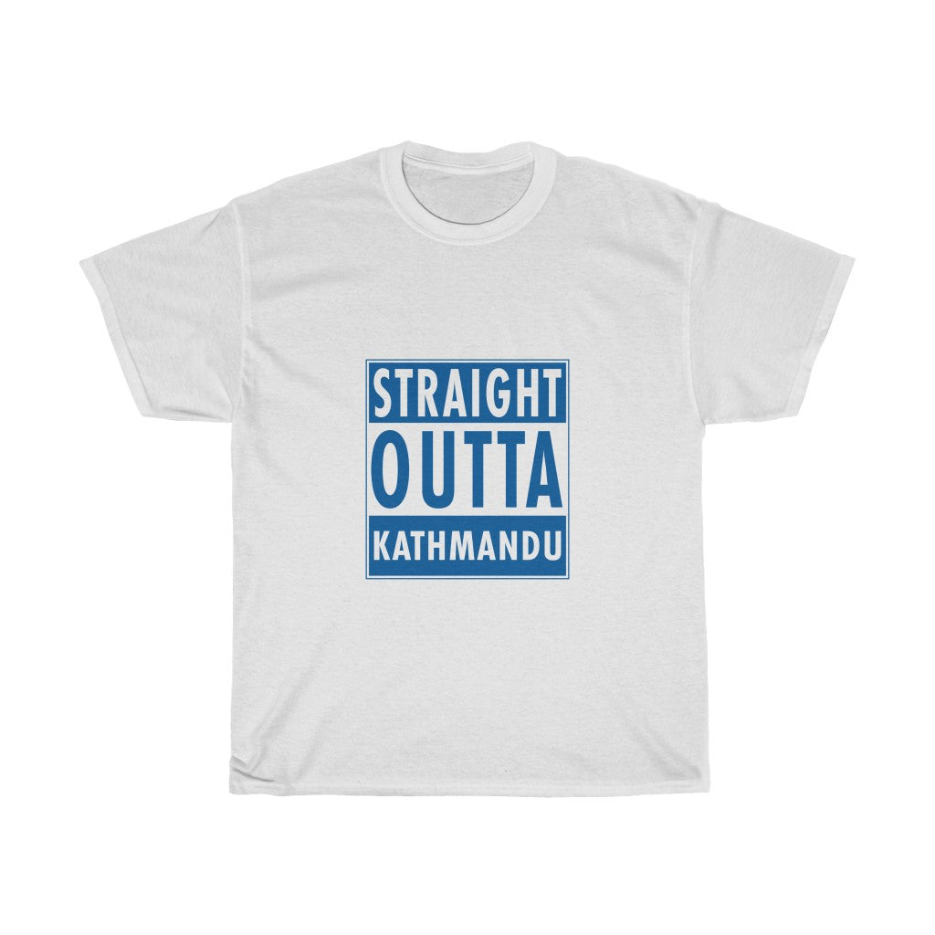 Straight OUTTA Kathmandu Unisex Heavy Cotton T-shirt