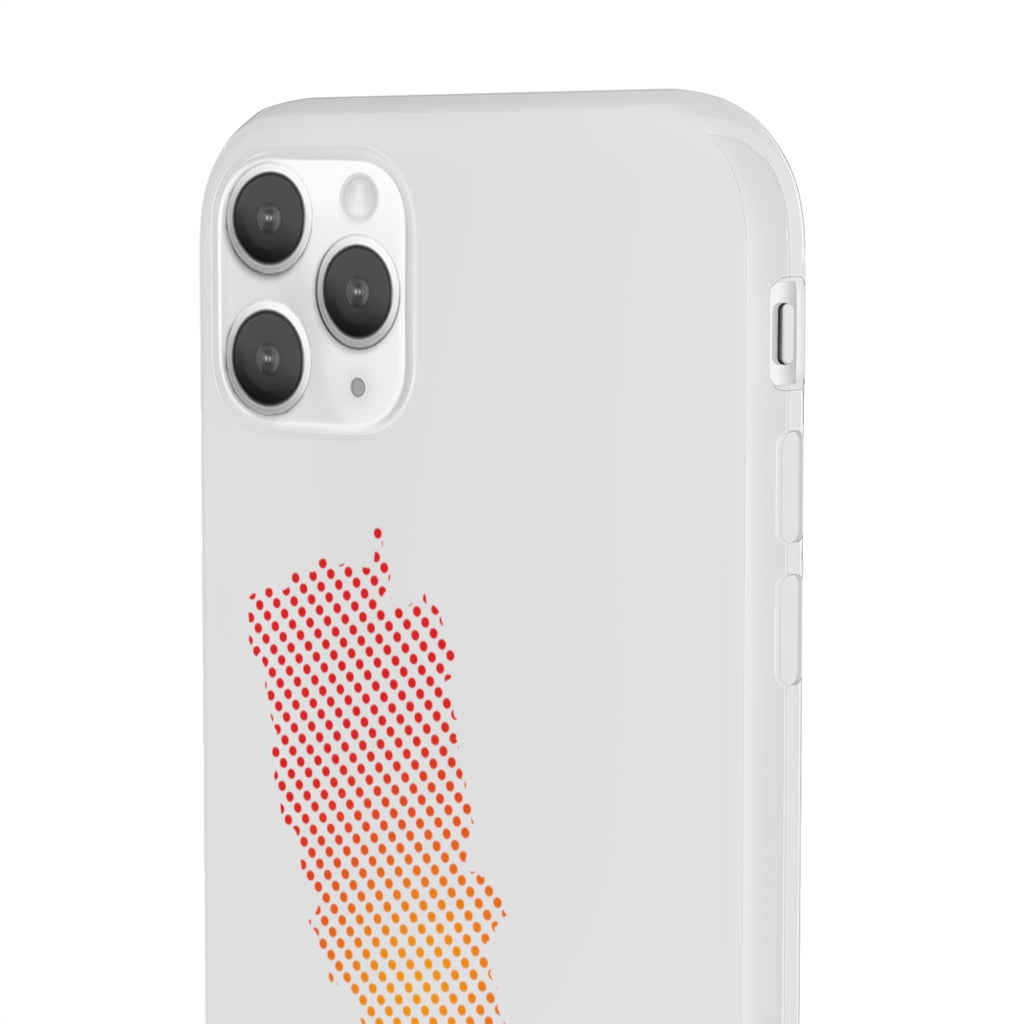 New Map of Nepal printed Flexi Phone Case