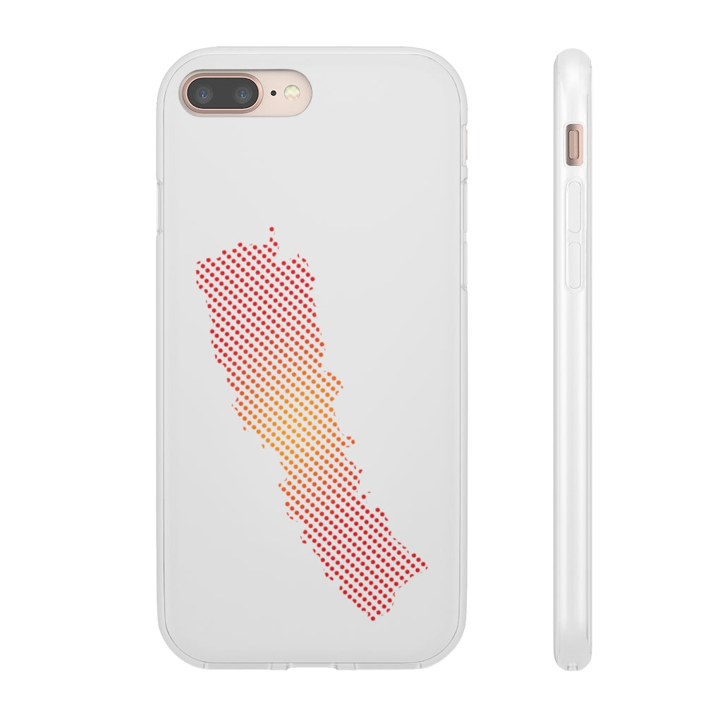 New Map of Nepal printed Flexi Phone Case