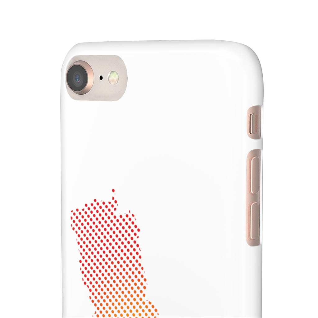Slim Phone Case with Nepali New Map Dots पातलो
