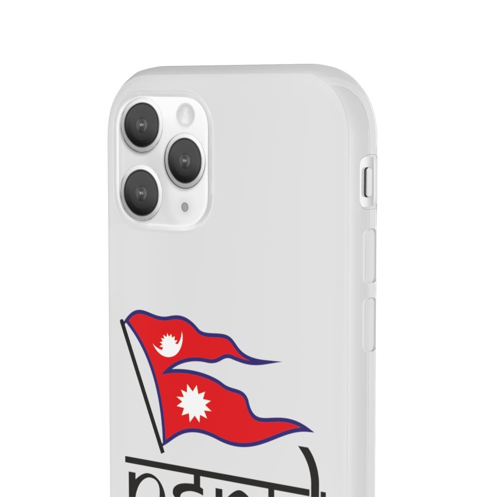 Flexi Phone Case with Nepali Flag