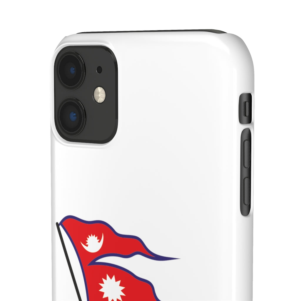 Light weight snap Phone Case with Nepali Flag