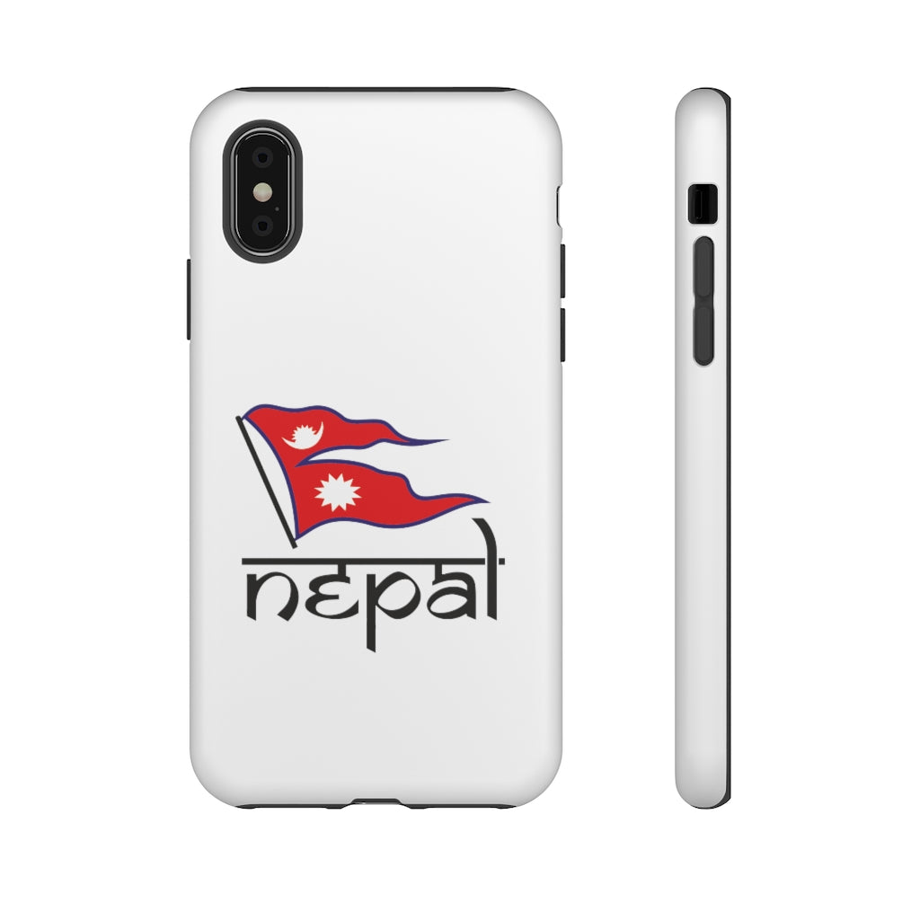 Nepali Flag printed Tough Premium Phone Case