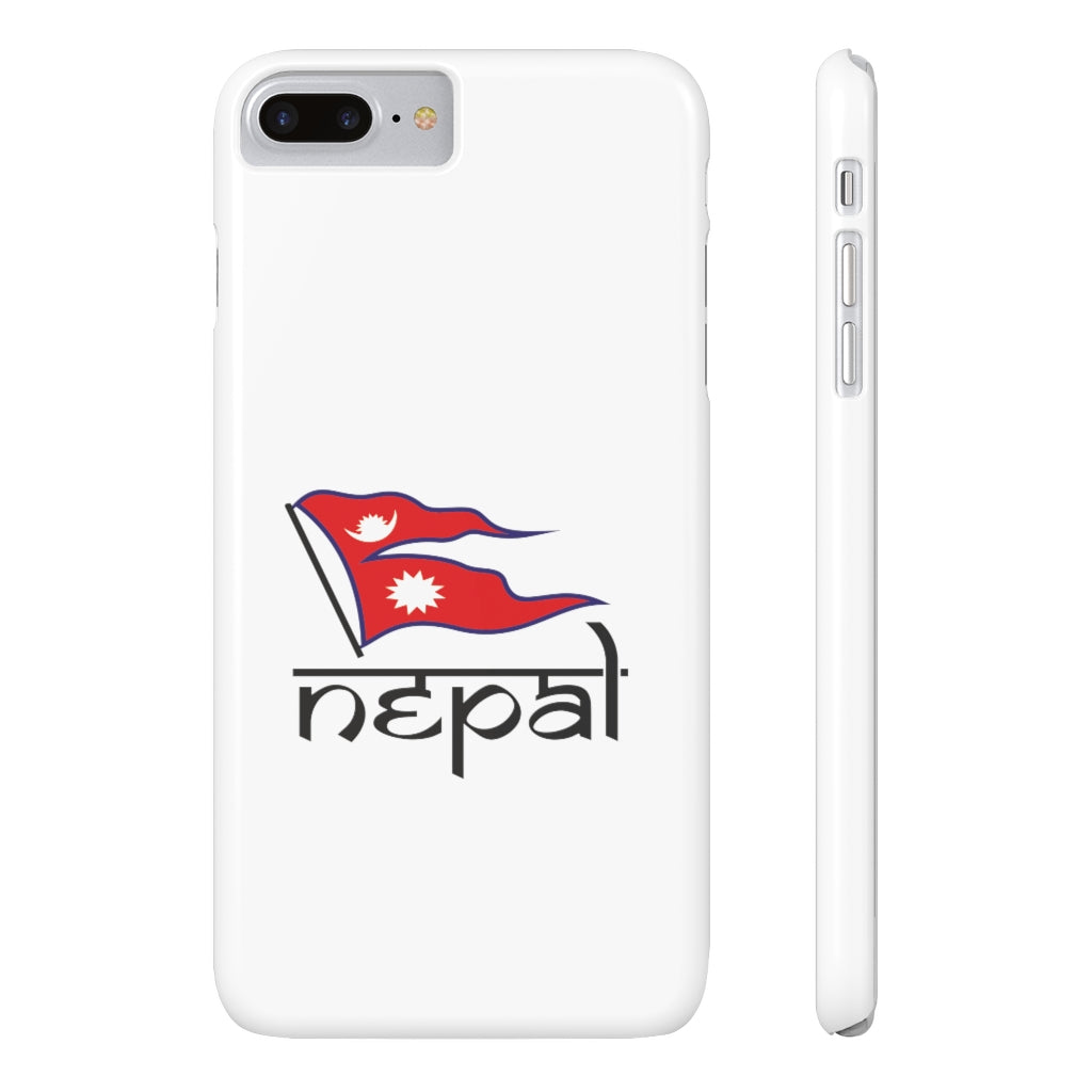 Flag of Nepal printed Super Slim Phone Case