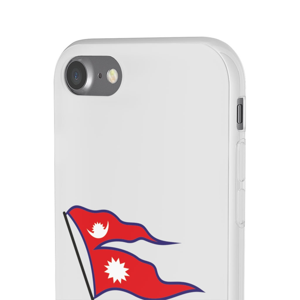 Flexi Phone Case with Nepali Flag