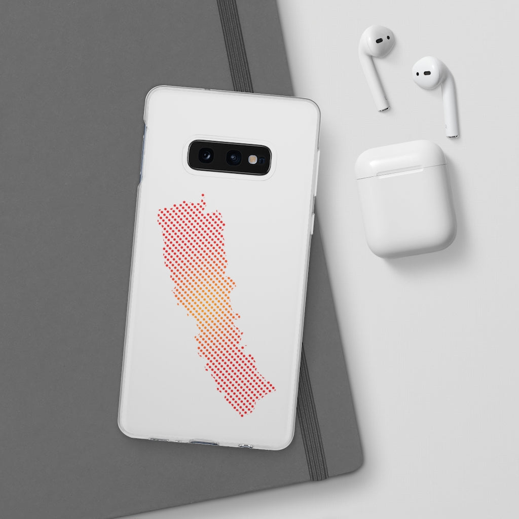 New Map of Nepal printed Flexi Phone Case