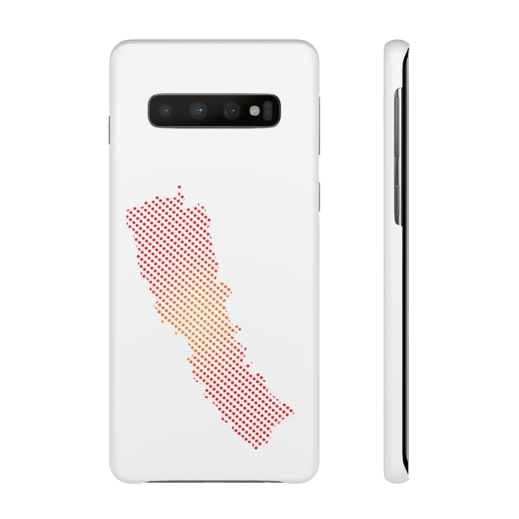 Slim Phone Case with Nepali New Map Dots पातलो