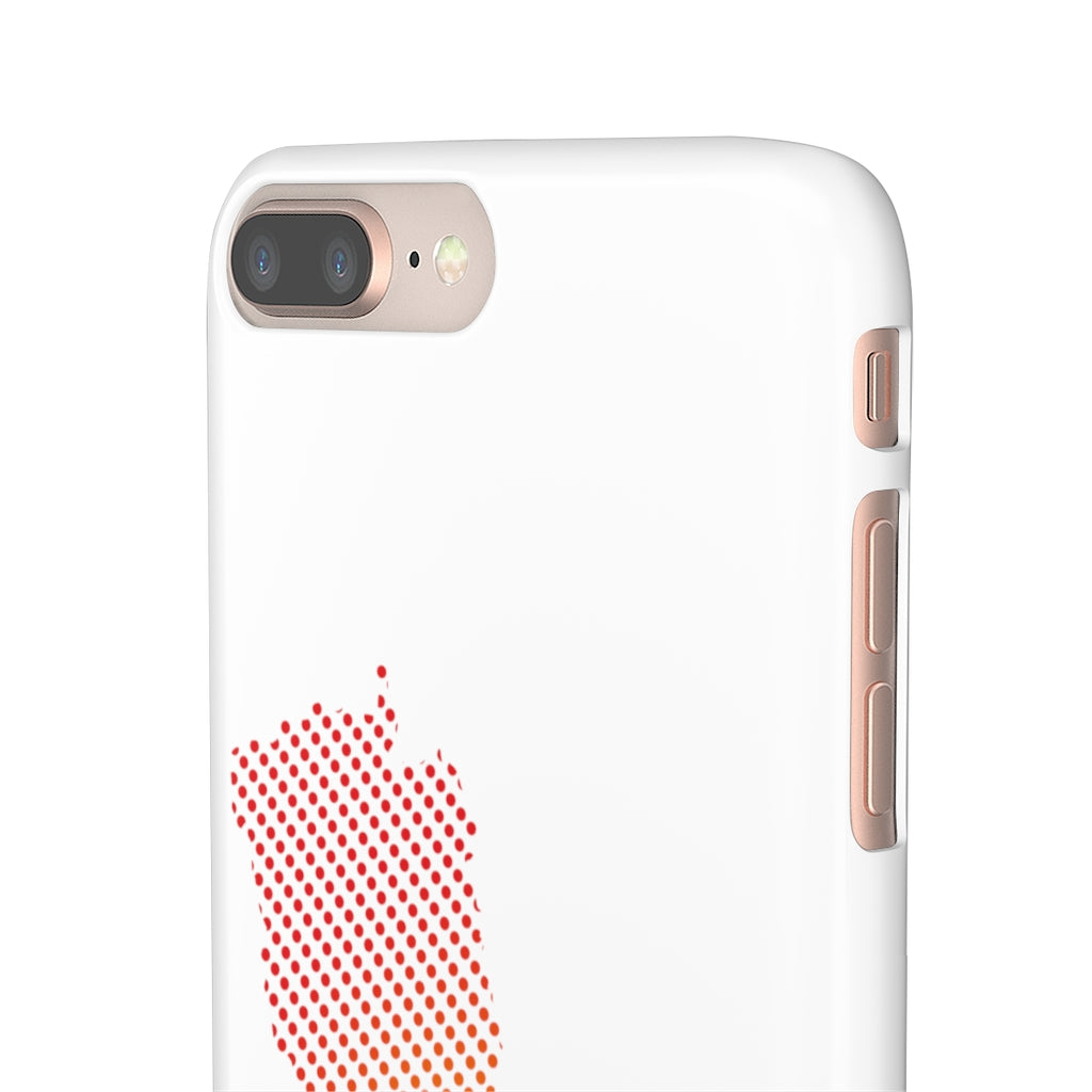 Slim Phone Case with Nepali New Map Dots पातलो
