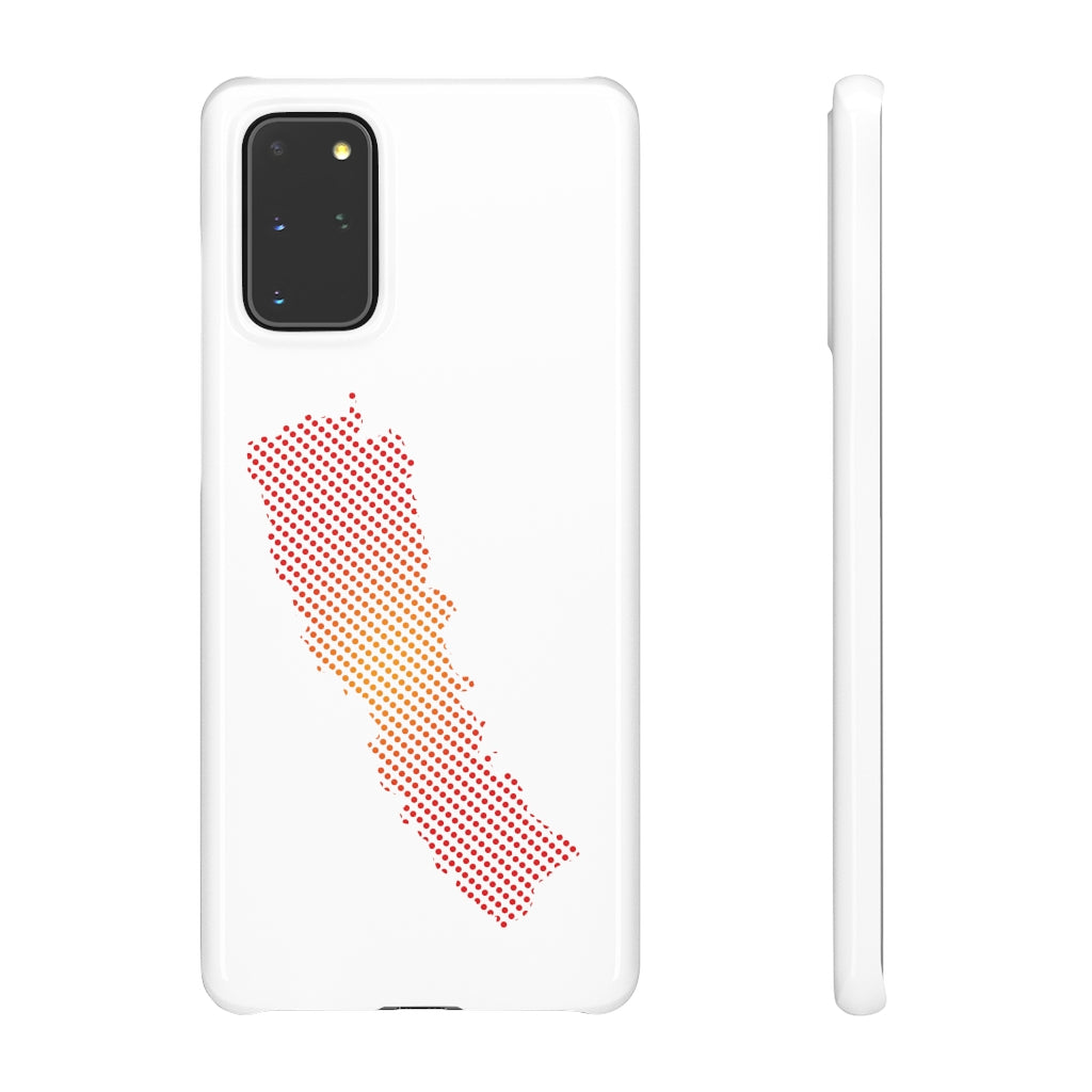 Slim Phone Case with Nepali New Map Dots पातलो