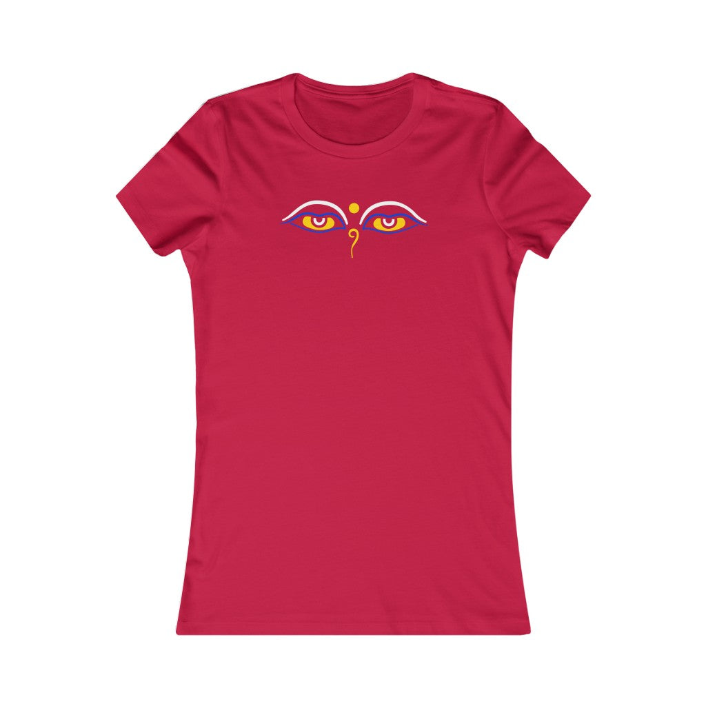 Women's T-shirt with Swayambhu Eyes