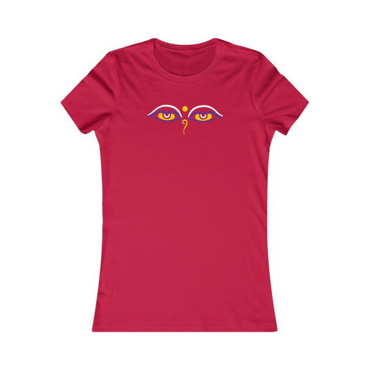 Women's T-shirt with Swayambhu Eyes