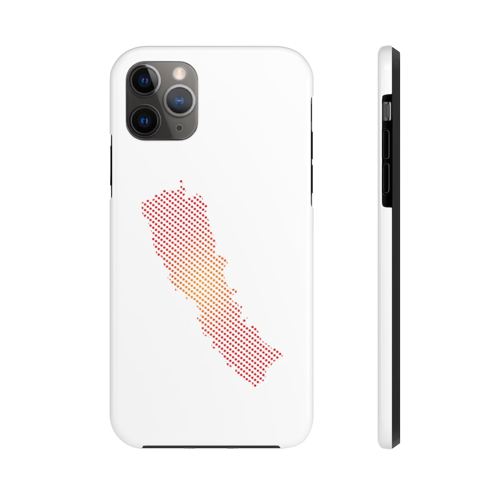 Touch and Light Weight Phone case with New Map of Nepal dots
