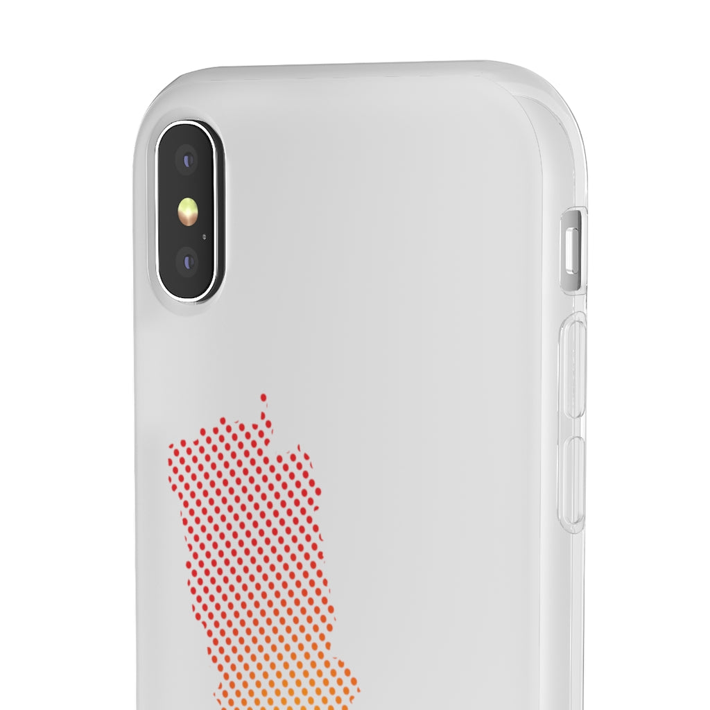 New Map of Nepal printed Flexi Phone Case