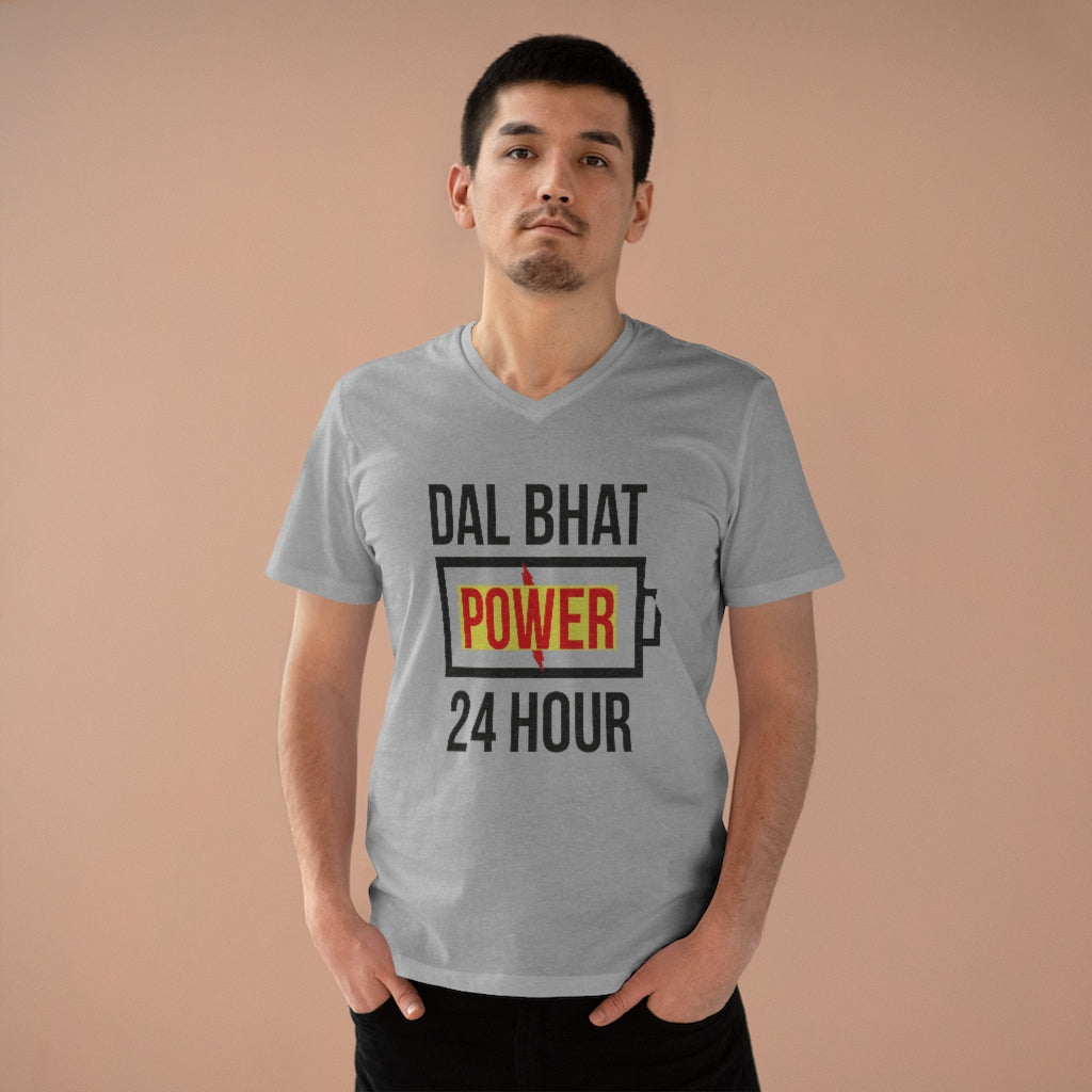 Men’s Presenter V-neck Dal Bhat Power T-shirt