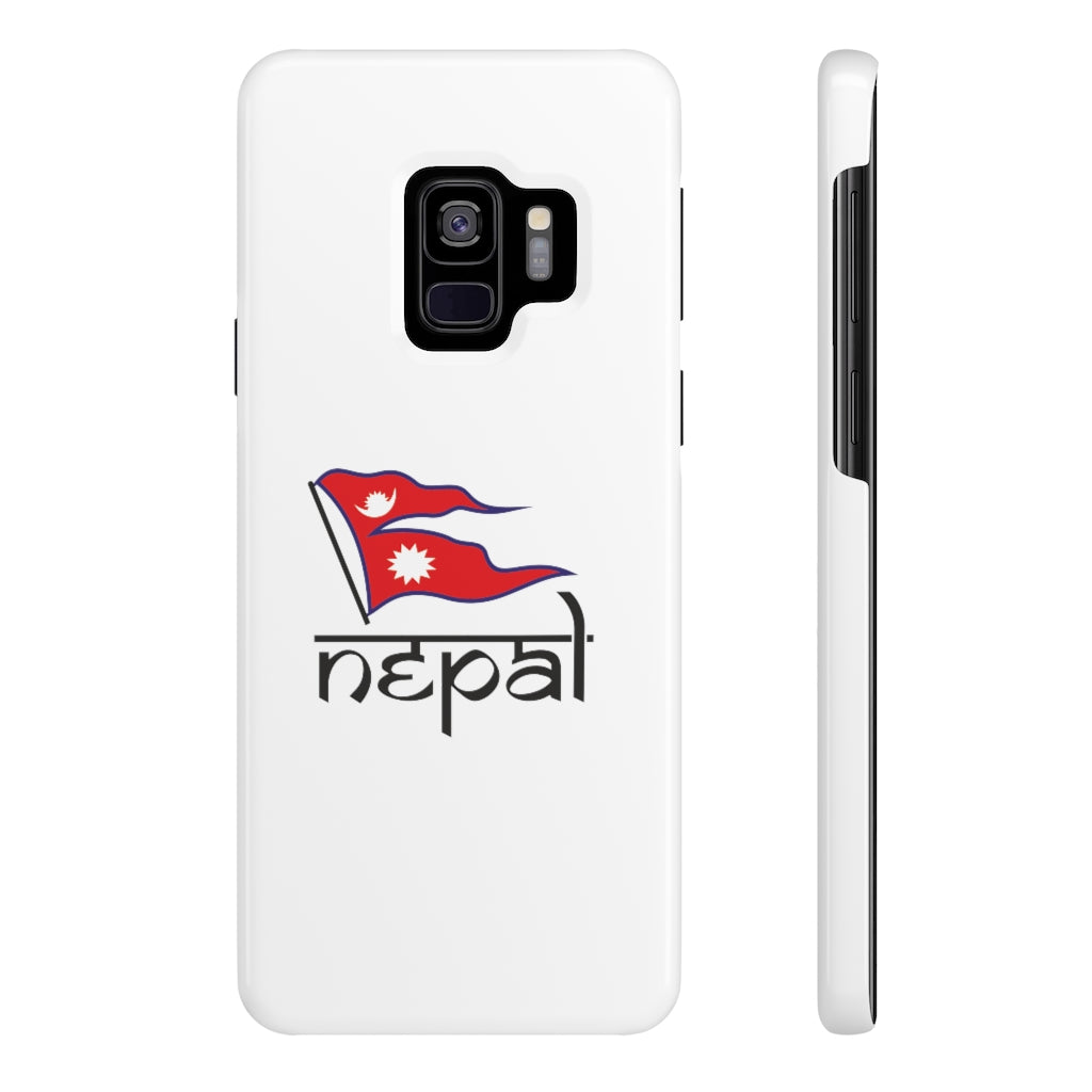 Flag of Nepal printed Super Slim Phone Case