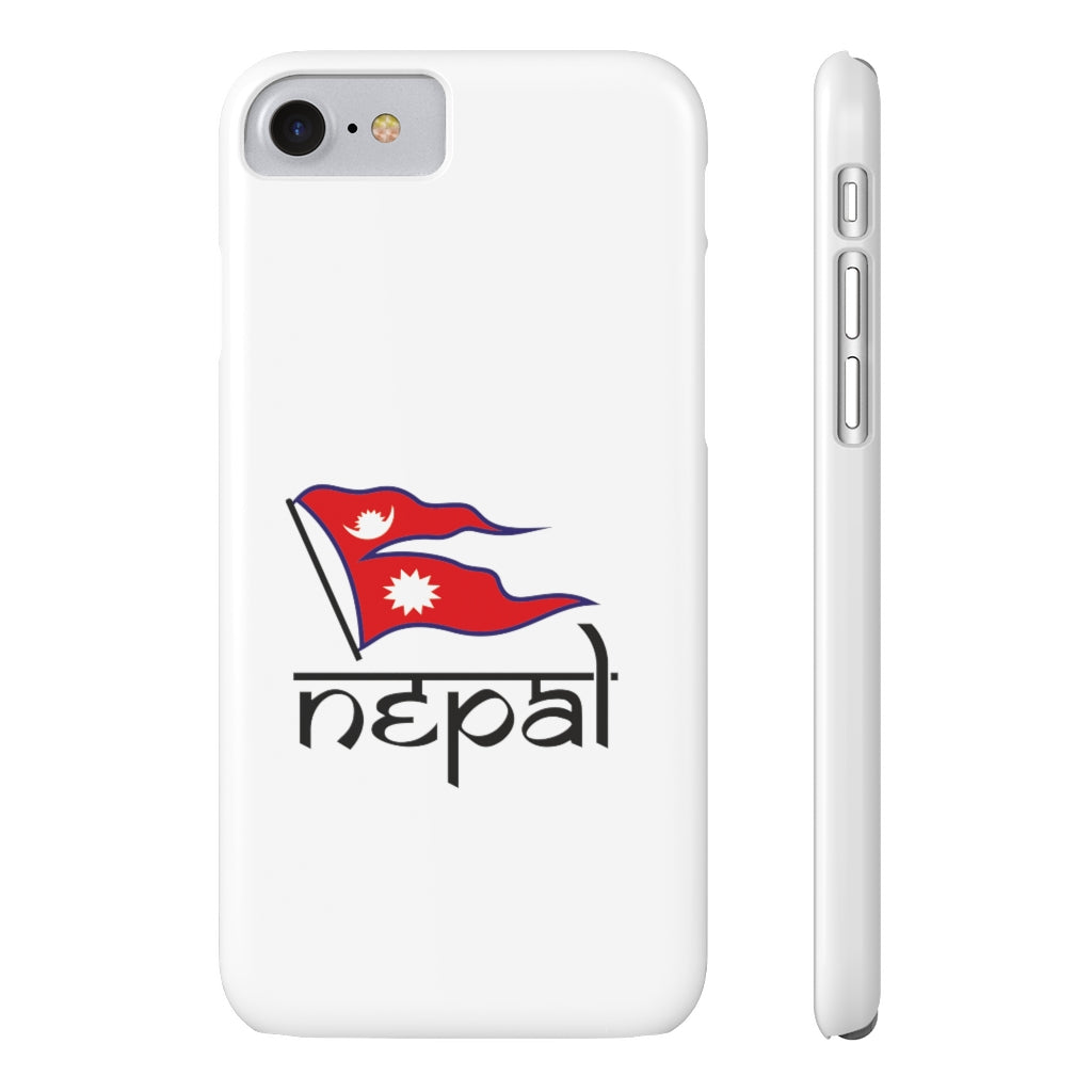 Flag of Nepal printed Super Slim Phone Case