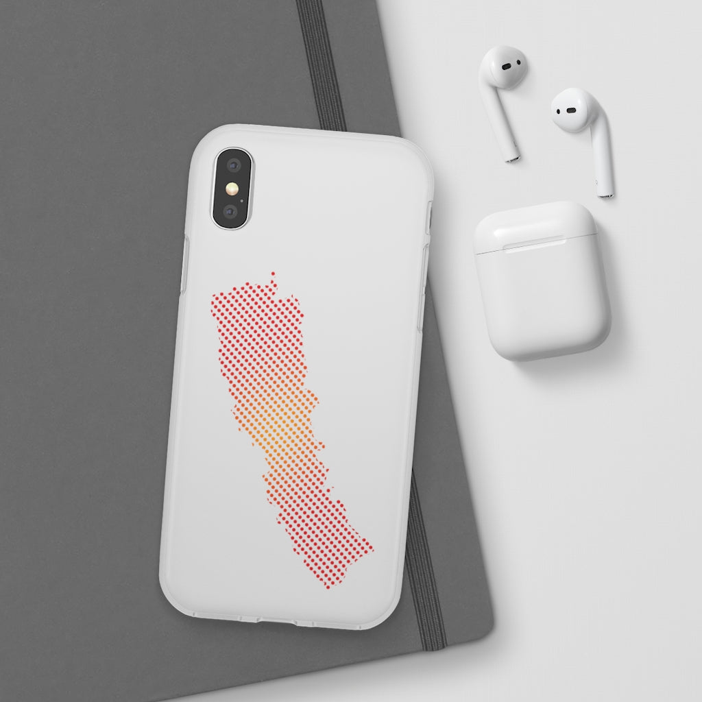 New Map of Nepal printed Flexi Phone Case