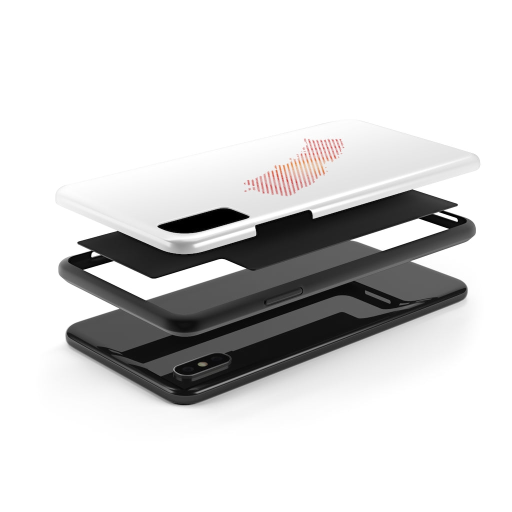 Touch and Light Weight Phone case with New Map of Nepal dots