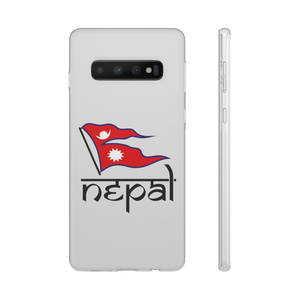 Flexi Phone Case with Nepali Flag
