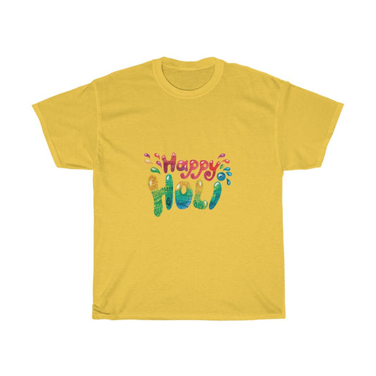 Happy Holi Unisex Cotton Tee