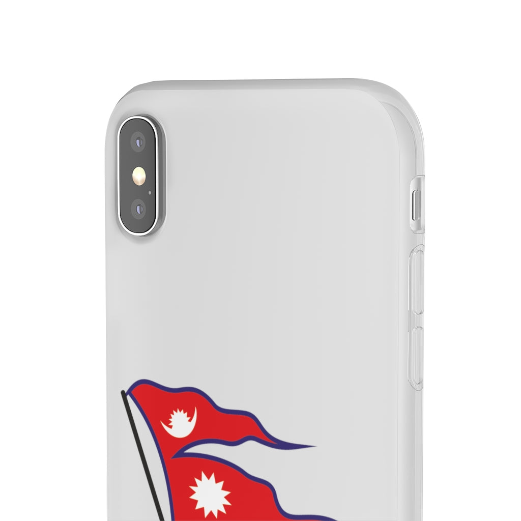 Flexi Phone Case with Nepali Flag