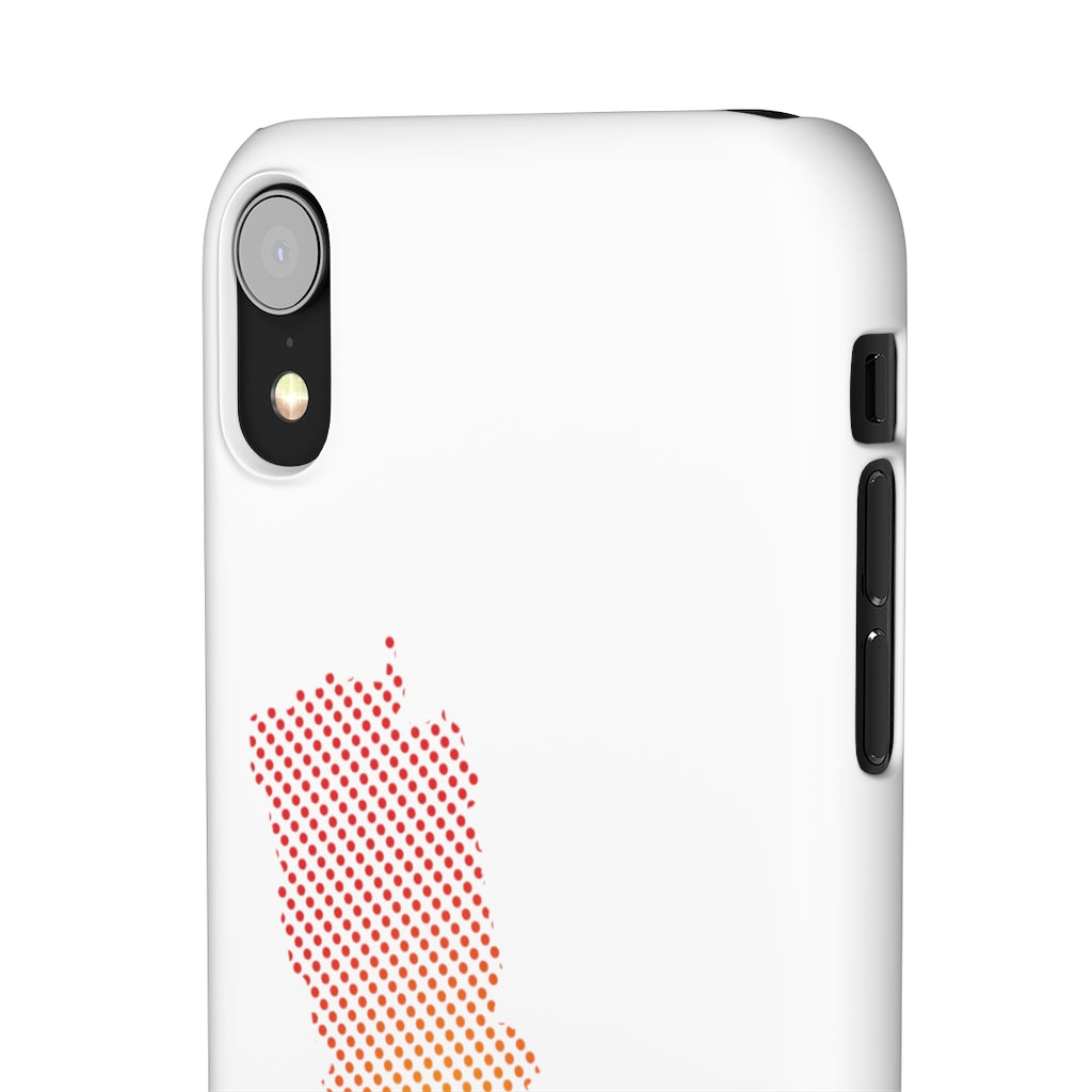 Slim Phone Case with Nepali New Map Dots पातलो